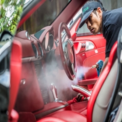 Phương đông Auto Bảng báo giá dọn nội thất ô tô bằng máy nước nóng